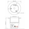 Ac Works 20A 250V L6-20P Power Input Inlet UL and C-UL Listed with Weather Cover ASINL620P-FC